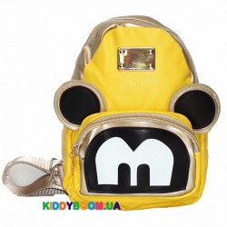 Детский рюкзак на одной лямке "Микки", желтый
